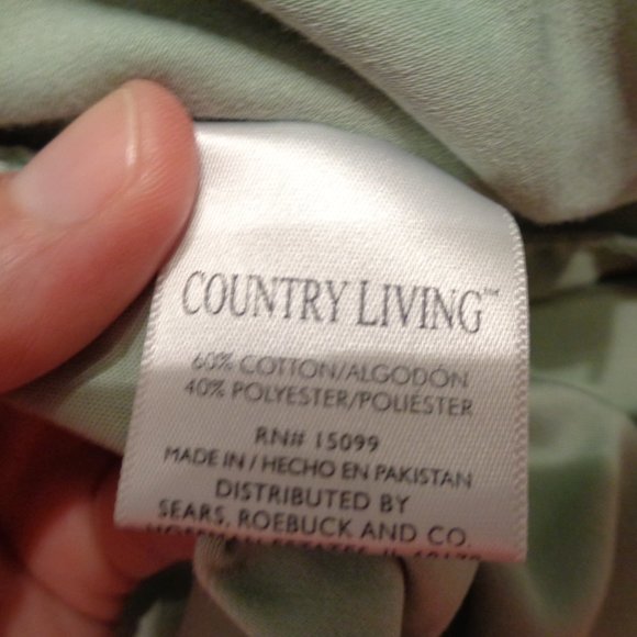 Country Living Sears Roebuck and Co Queen Sheet Set - Picture 6 of 6